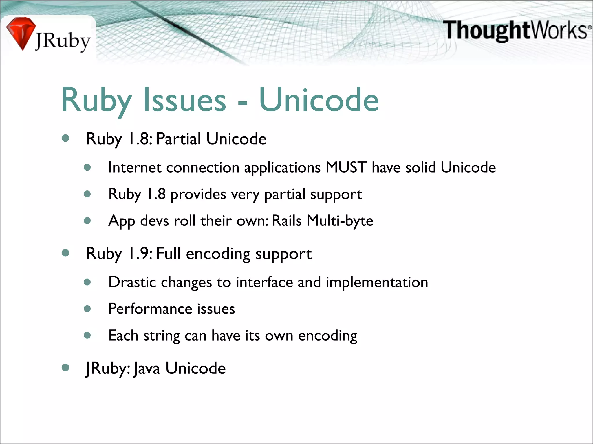 J Ruby Power On The Jvm