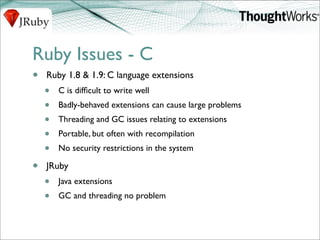 J Ruby Power On The Jvm