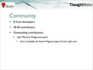 J Ruby Power On The Jvm