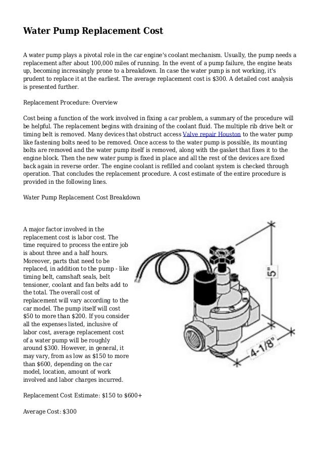 Water Pump Car Cost >> Water Pump Water Pump Replacement Cost Water Pump Car Cost >> Water Pump Water Pump Replacement Cost