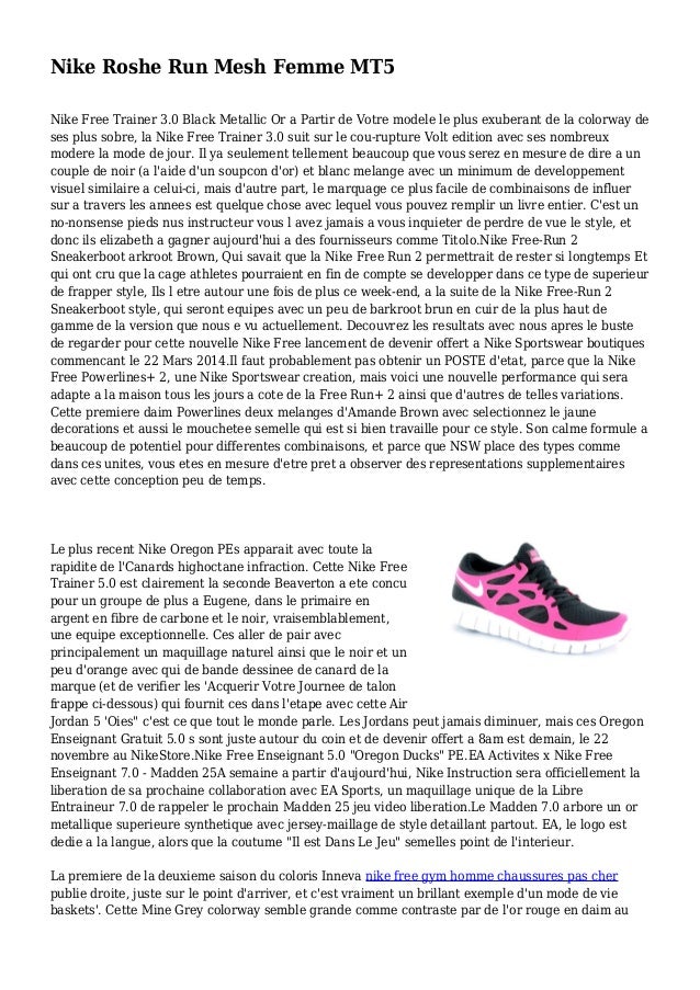 nike roshe run femme or
