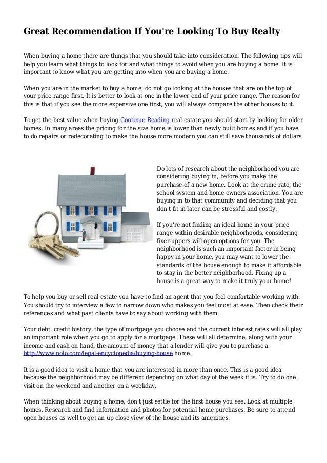 things to do before you buy a house