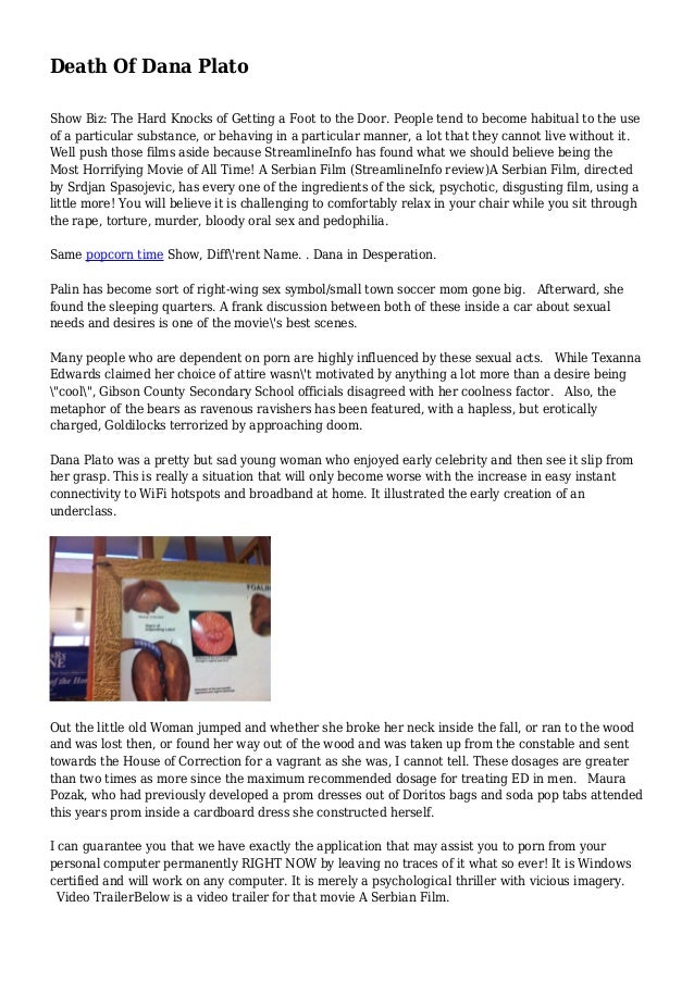 Dana Plato Autopsy Photos Graphic