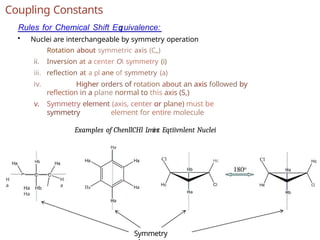 Hc Constant coupling constant in nuclear magnetic resonance spectroscopy | PPTX