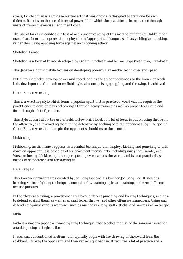 picture Combat List Of Martial Arts a list of popular martial arts