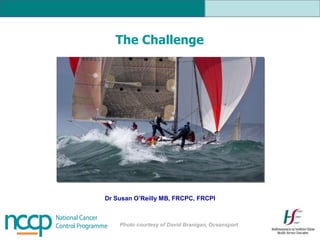 The Challenge
Dr Susan O’Reilly MB, FRCPC, FRCPI
Photo courtesy of David Branigan, Oceansport
 