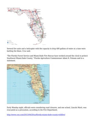 Wildfire burns in Florida's Miami-Dade County | PDF