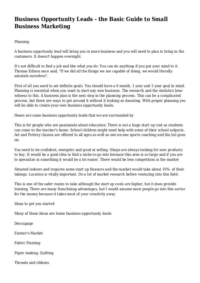 How to write a business plan pdf image