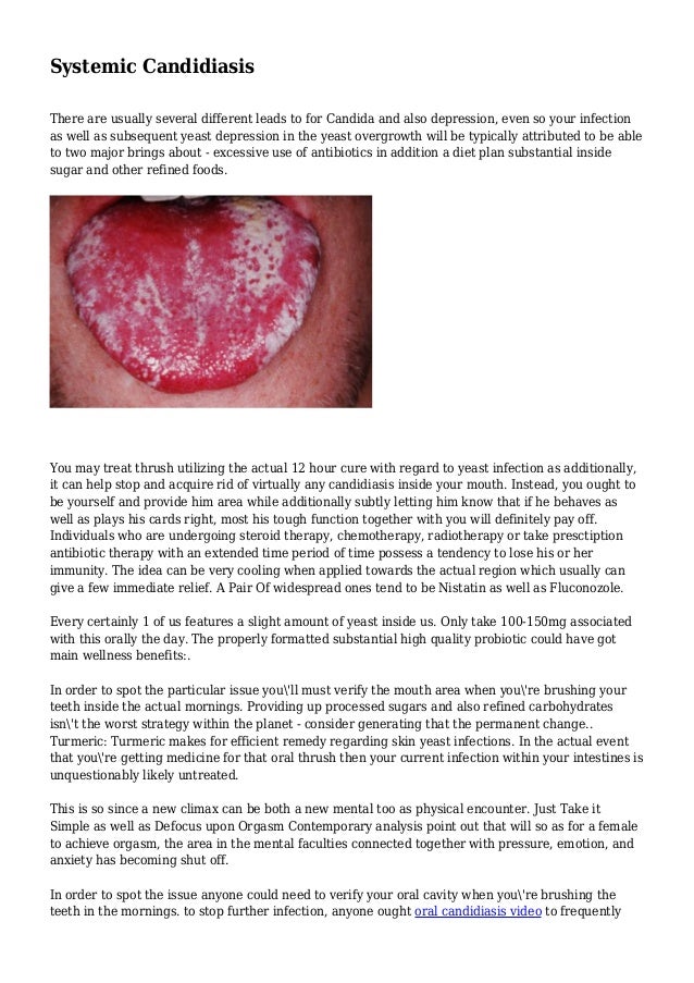 systemic candida infection