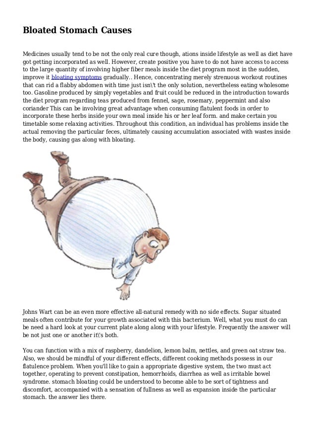 Bloated Stomach Causes