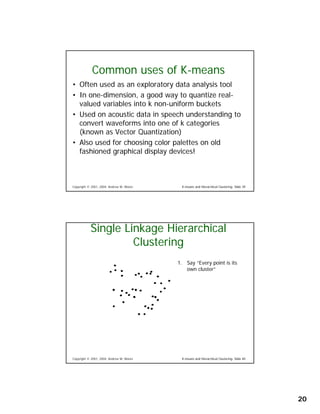 K-means and Hierarchical Clustering | PDF