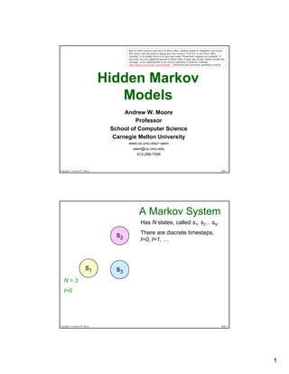 Hidden Markov Models | PDF