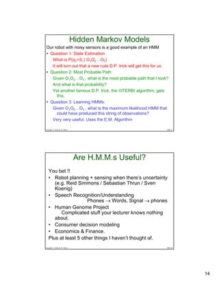Hidden Markov Models