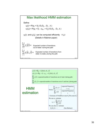 Hidden Markov Models