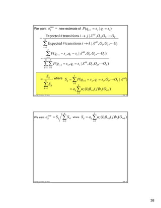 Hidden Markov Models