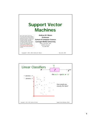 Support Vector Machines | PDF