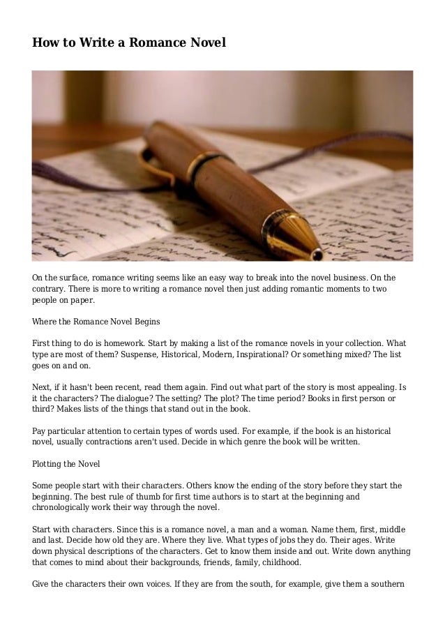 how-to-write-a-romance-novel