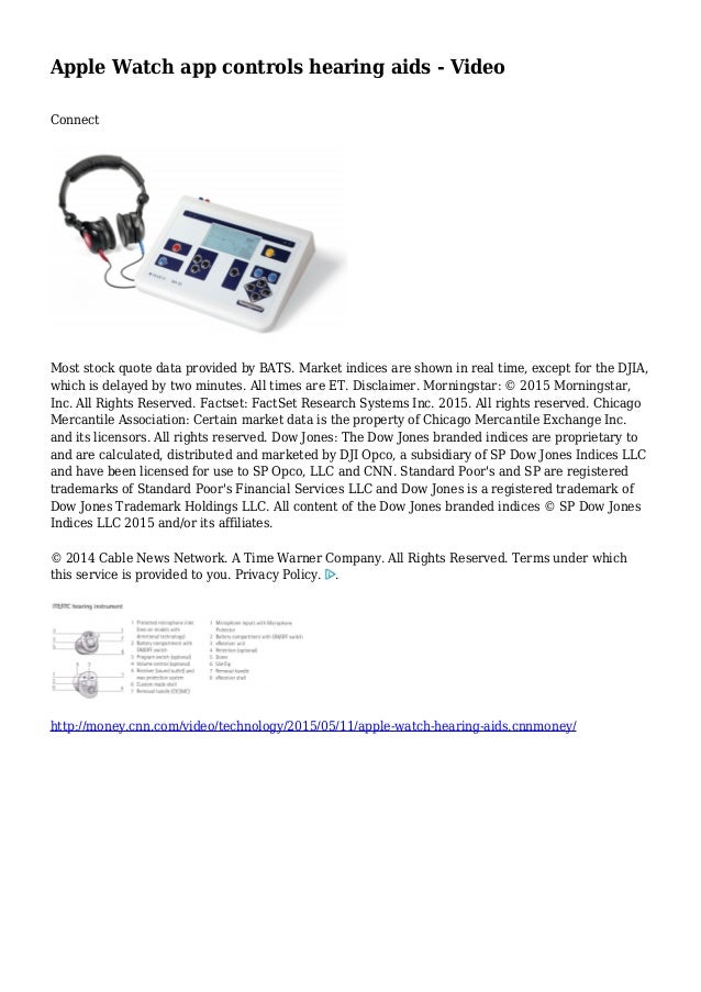 apple watch hearing aids