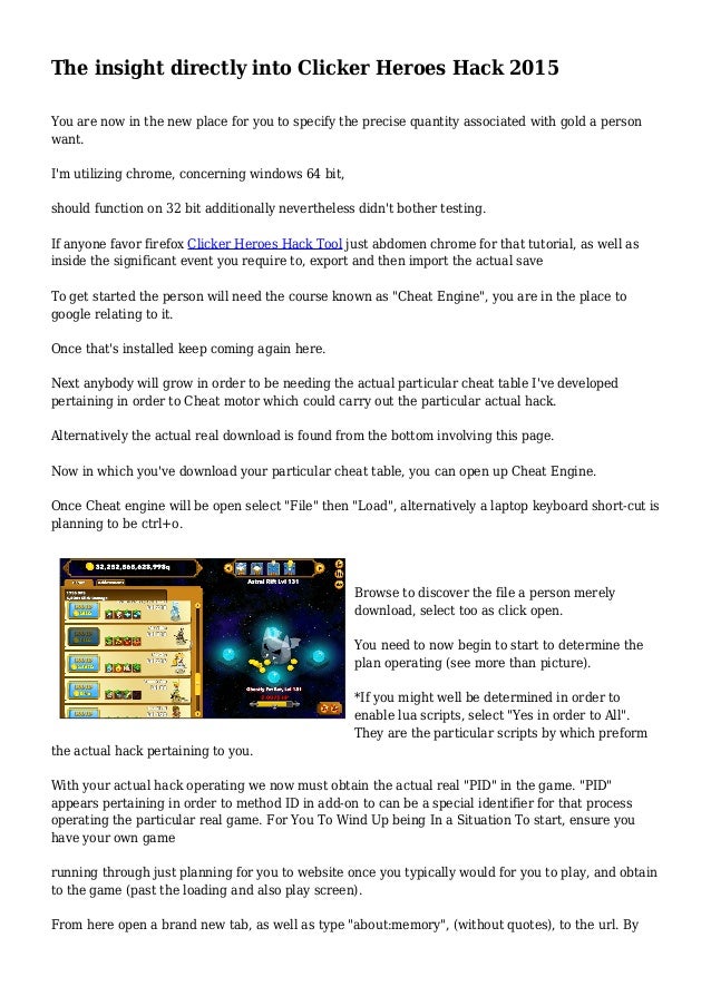 clicker heroes hacked clicker heroes hacked