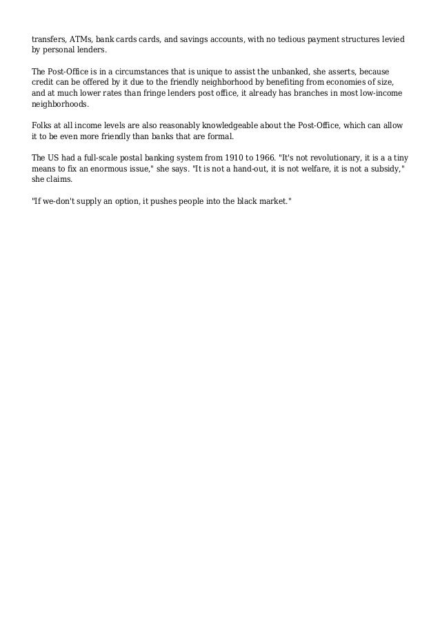 Payday Advance Borrowers Are Not Dumb