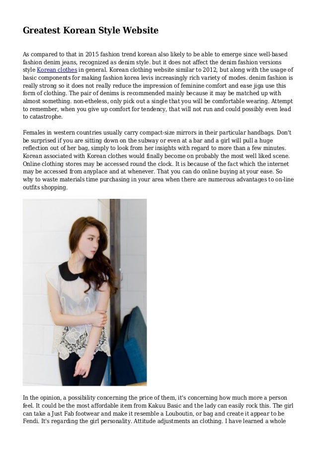 Greatest Korean Style site