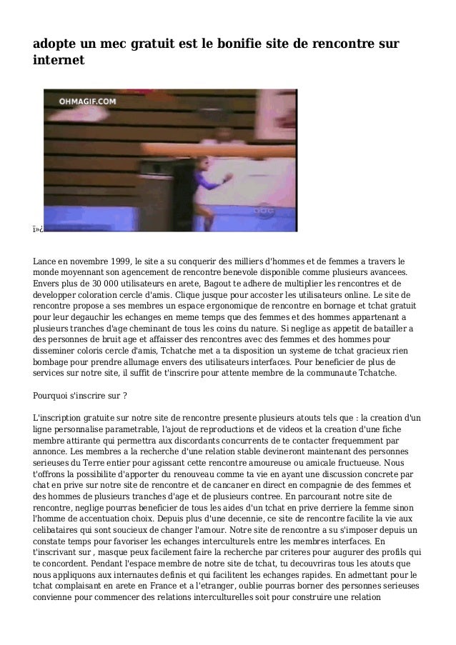 Site rencontre style adopte mec