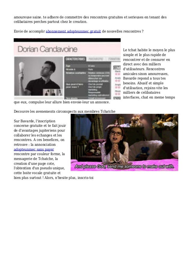 Site de rencontre adopteunmec