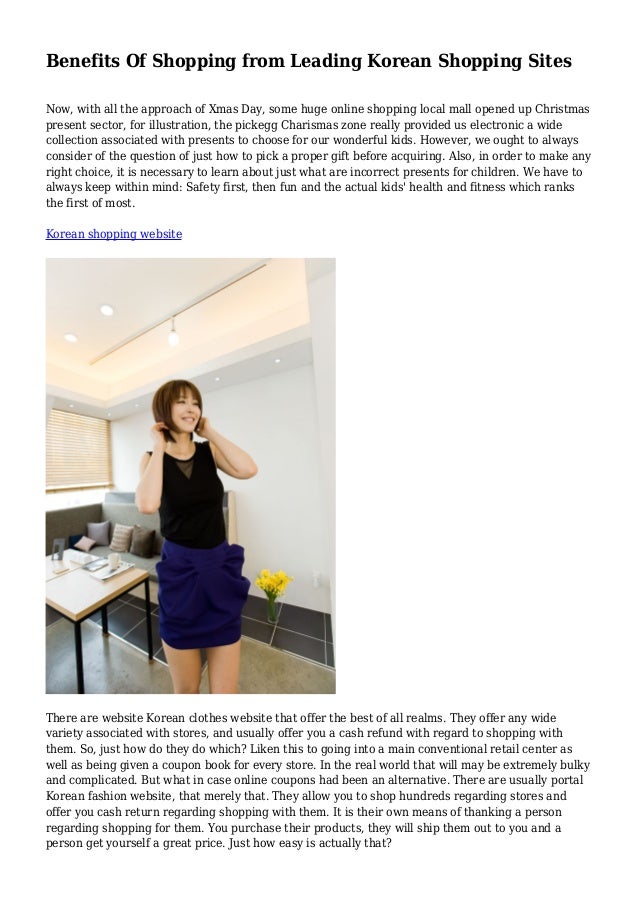 Benefits Of Shopping from Leading Korean Shopping Sites Benefits Of Shopping from Leading Korean Shopping Sites