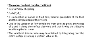 Comprehensive Overview of Convection Heat Transfer and Boundary Layer ...