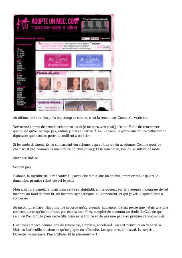 Site de rencontre gratuit adulte