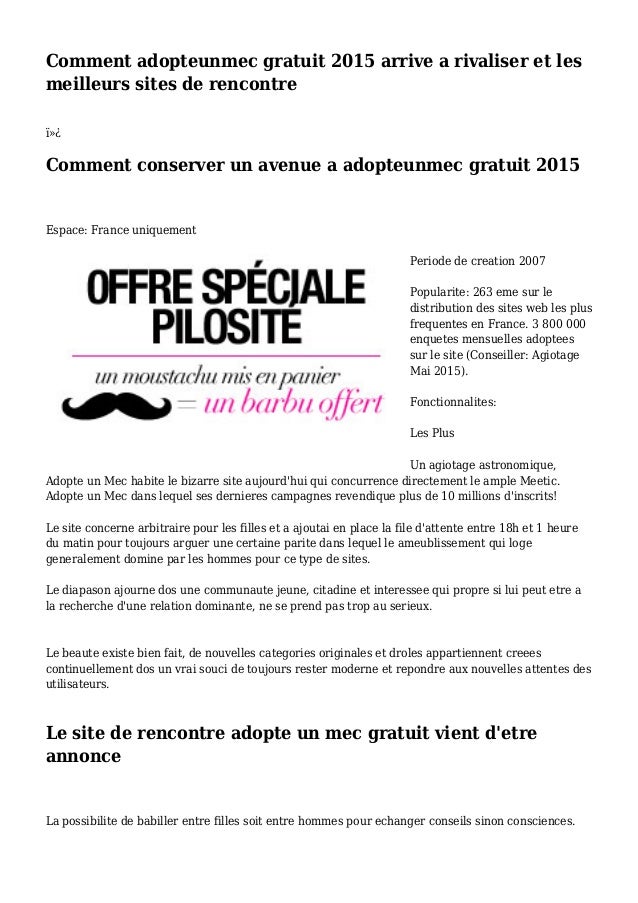 annonces de sites de rencontre gratuitsavantages et inconvénients de la mise en relation