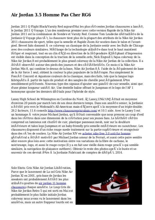 air jordan 3.5 homme