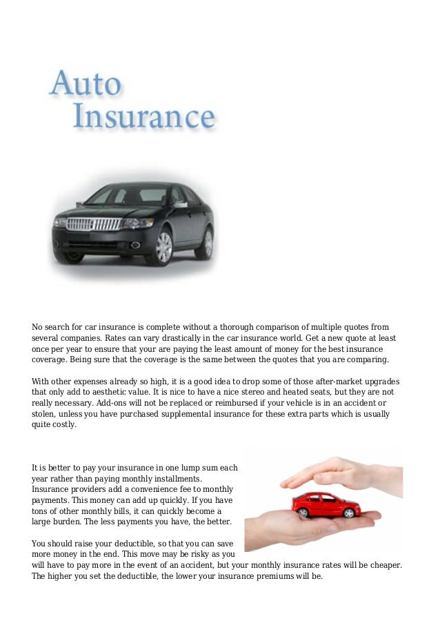 Great Tips For Making An Auto Insurance Decision