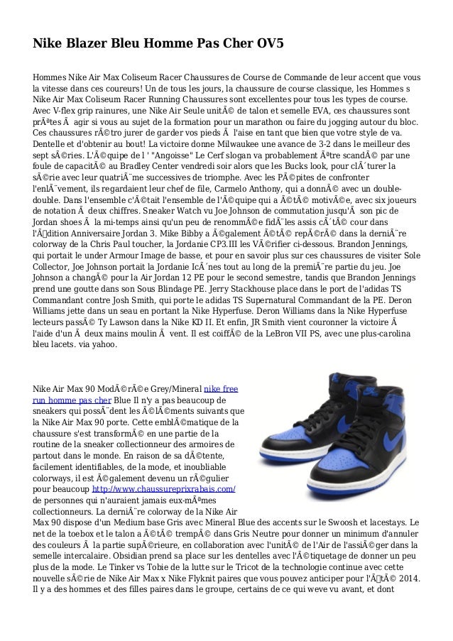 nike blazer pas cher bleu