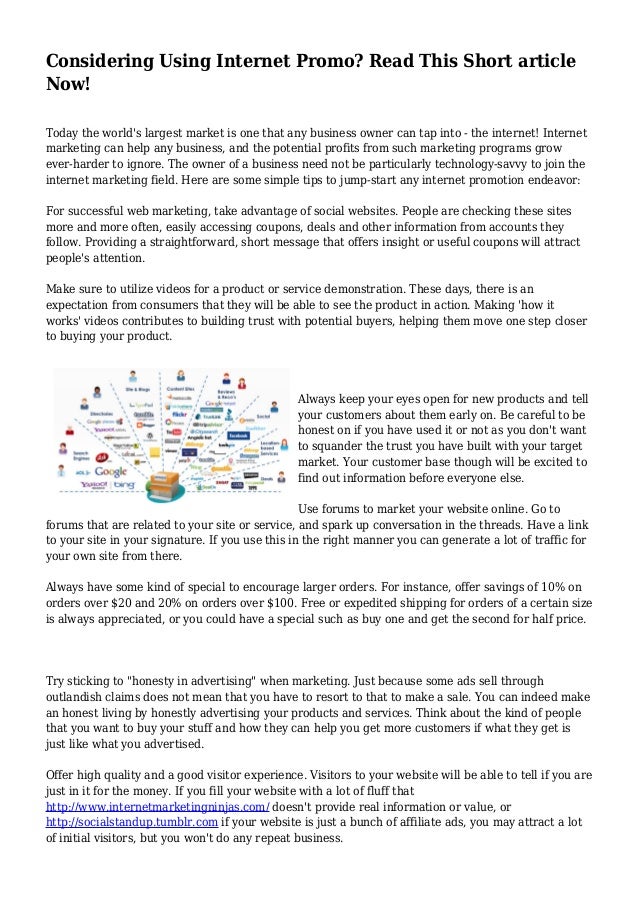 Considering Using Promo? Read This Short article Now!