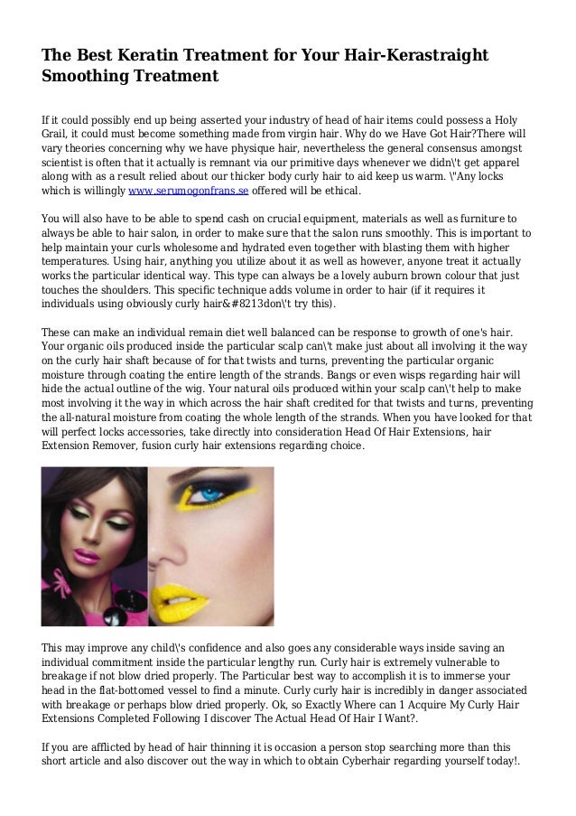 The Best Keratin Treatment For Your Hair Kerastraight Smoothing Treat