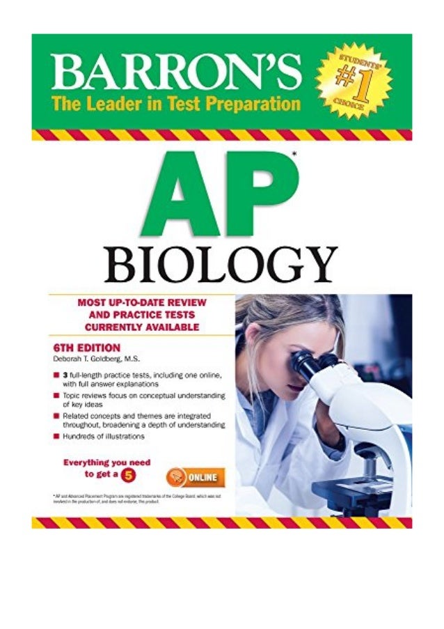 (2017) Barron's AP Biology (PDF) by Deborah T. Goldberg M.S. Barro…