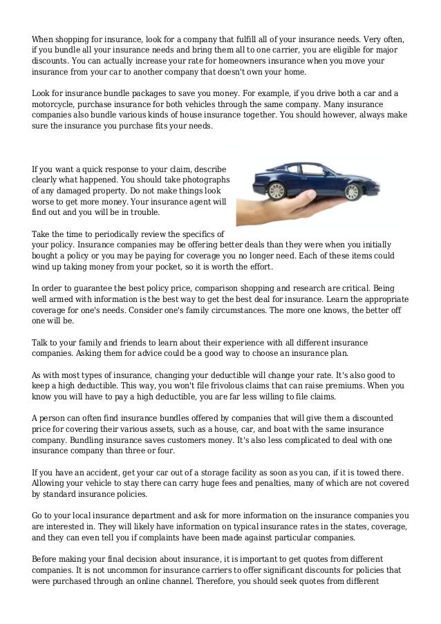 Insurance Tips That Are Easy To Understand