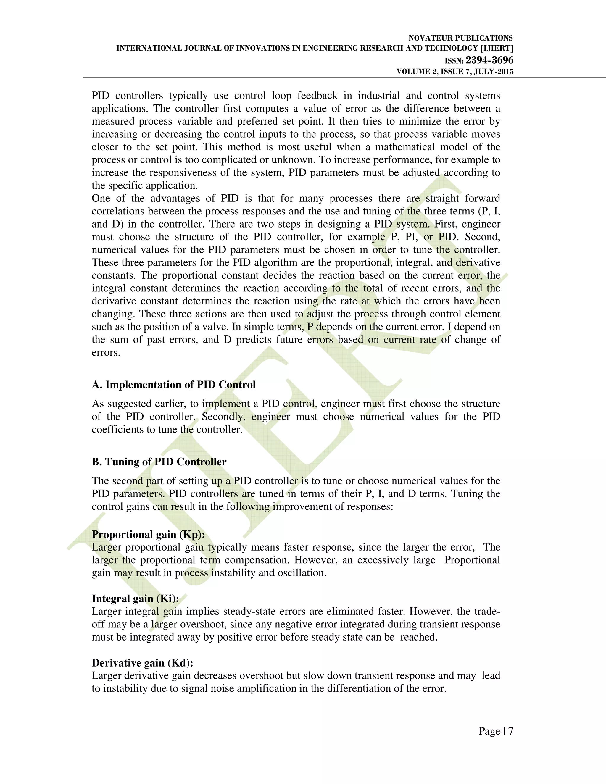 PARAMETER IDENTIFICATION AND MODELLING OF SEPARATELY EXCITED DC MOTOR | PDF