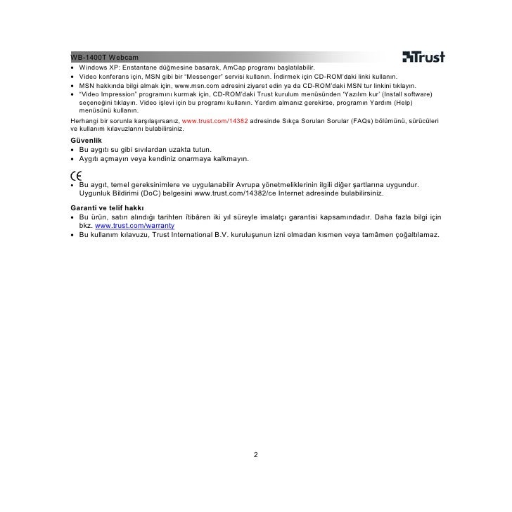Drivers trust wb 1400t for Windows 8 Download (2020)