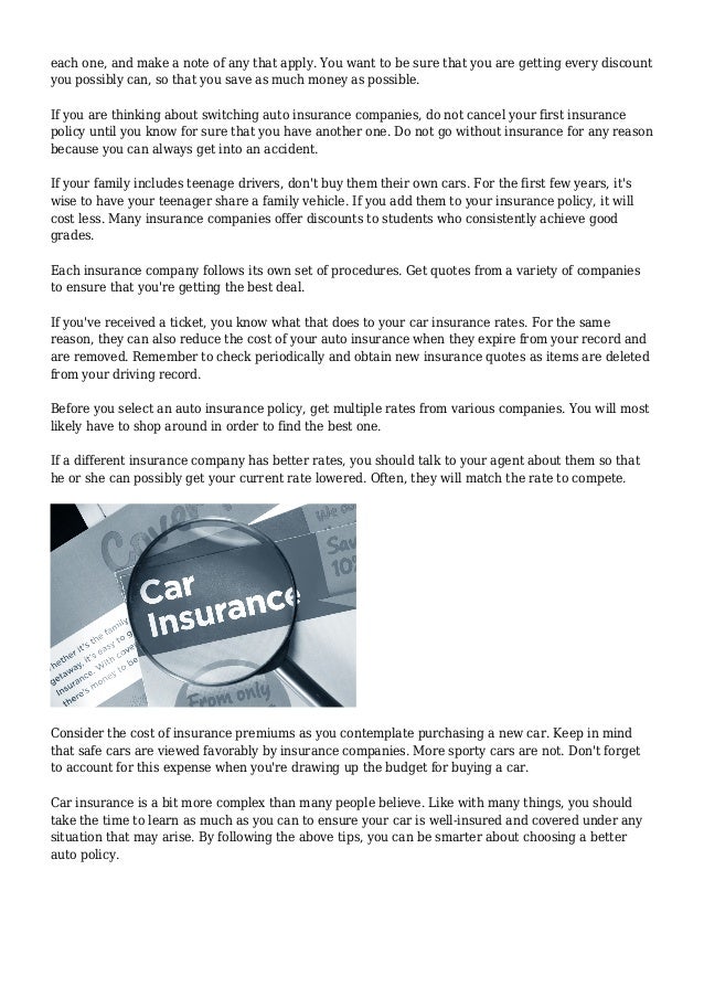 How To Get Appropriate Auto Insurance