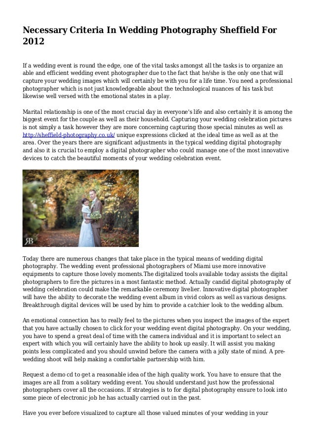 Wedding Photography Terms And Conditions Template