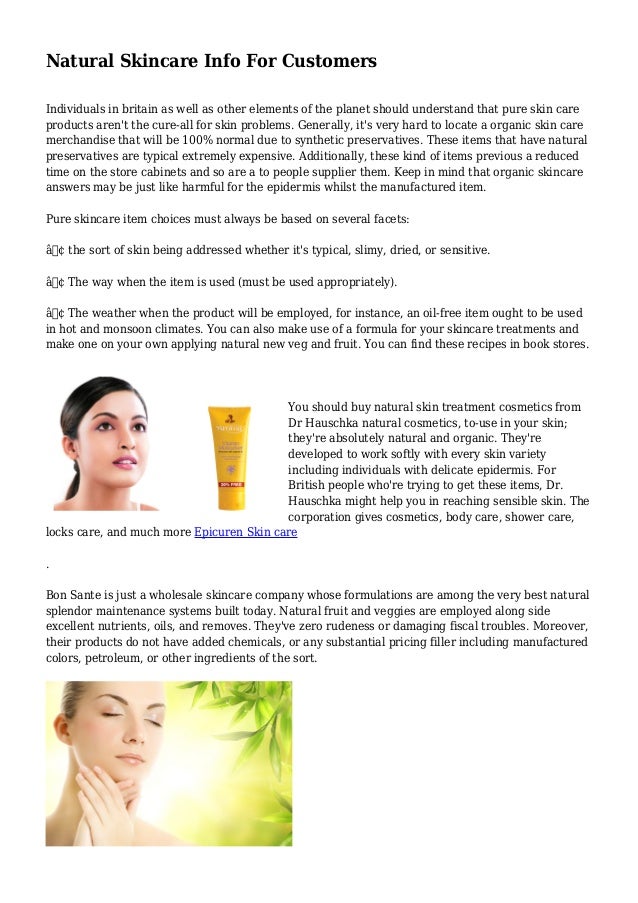 buy natural skincare