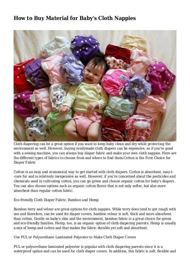 cloth nappy fabric