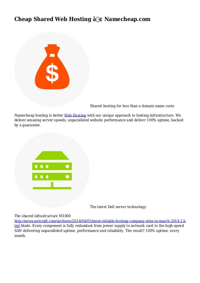 Cheap Shared Web Hosting Namecheap Com Images, Photos, Reviews