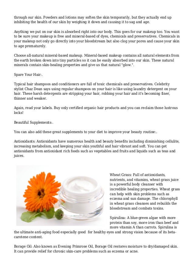 10 Natural Skin Care Ingredients And Herbs You Haven T Heard Of