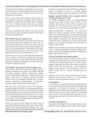 The Need for Palliative Care in the Management of Heart Failure: A Case ...