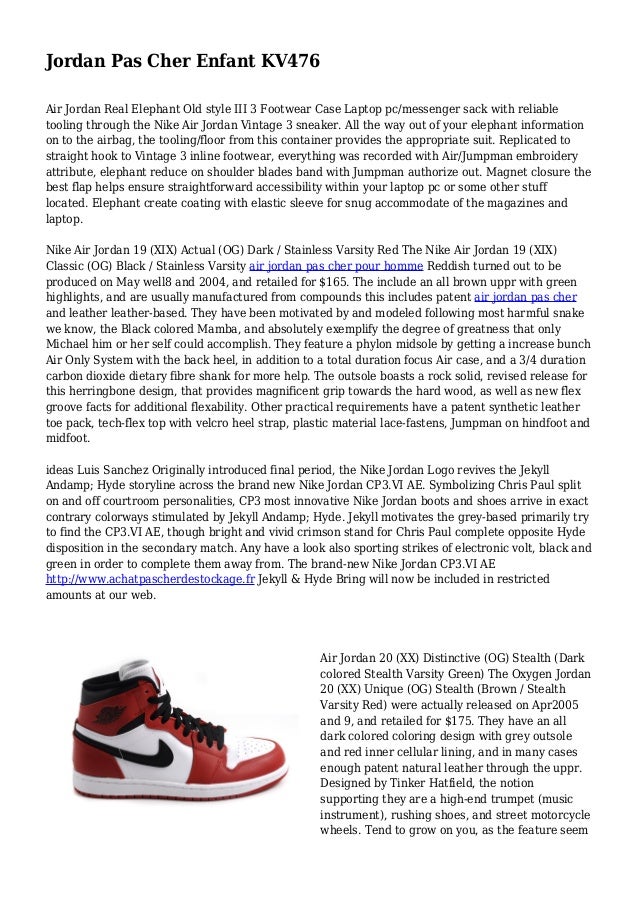 JORDAN 1 enfant pas cher