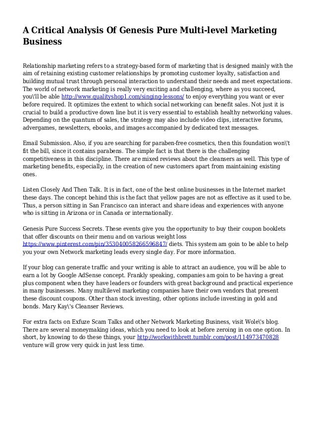 Genesis critical essays image