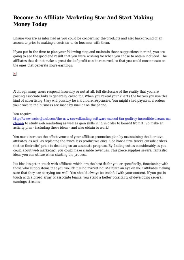 What's affiliate marketing? Should I care? - FTC Consumer Information